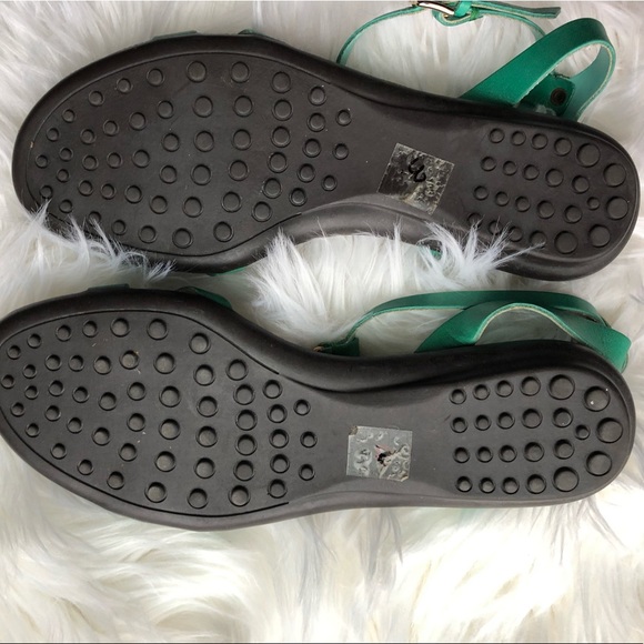 Patrizzia motta turquoise sandals size 39 - Picture 5 of 7